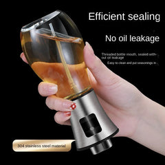 Oil Spray Bottle Oil Sprayer For Cooking Spray Bottle Multi-Function Barbecue Air Fryer High-Pressure Glass Oil Spray Container