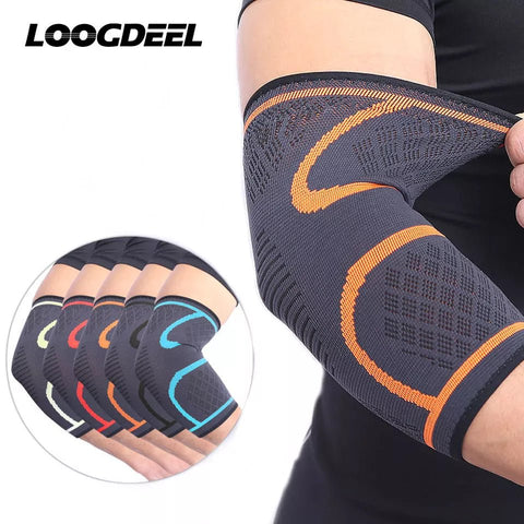 Elbow Brace Support Elastic Fitness Sport Protective Pad Sweat Absorbing Arm Sleeve Compression