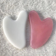 Gua Sha Scraper Heart Shape Beeswax SPA Face Massager Acupuncture Massage Tool Skin Care Accessory