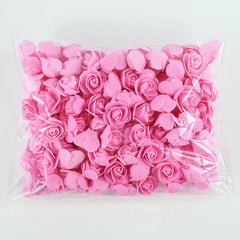 Artificial Rose Flowers 50-200 Piece PE Foam Bud Head Wedding Birthday Party Home Decor DIY Valentine