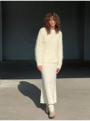 Skirt Suit white