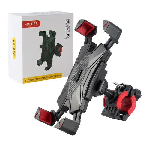 Bike Phone Holder Large Universal Handlebar Mount Motorcycle Mountain Electric Bike iPhone Samsung Stand