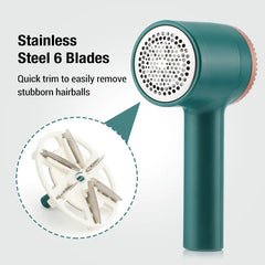 Portable Electric Lint Remover for Clothing Hair Ball Removal Rechargeable Clothes Sweater Shaver Plush Clothing Scraper