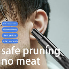 Nose Hair Trimmer Electric USB Rechargeable Mini Portable Eyebrow Ear Hair Grooming Tool