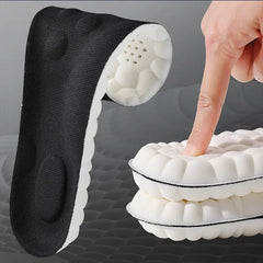 Shoe Insoles Latex High Elasticity Arch Support Orthotic Soft Breathable Deodorant Shock Absorption Cushion