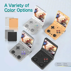 Foldable Game Console with different color options on a light gray background