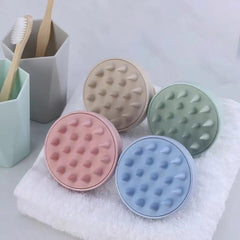 Scalp Massage Brush Silicone Shampoo Comb Hair Washing Body Bath Shower Salon Hairdressing Tool