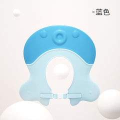 Baby Shower Cap Adjustable Toddler Silicone Hair Washing Visor Shampoo Eye Protection Boys Girls