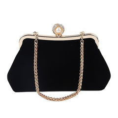 Crystal Flower Evening Clutch Bag Women Diamond Pearl Vintage Wedding Party Bride Elegant Fashion