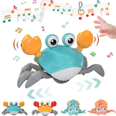 Crawling Animal Toy Baby Electronic Pet Musical Educational Toddler Moving Crab Octopus Christmas Gift