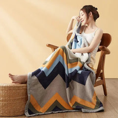 Flannel Blanket Extra Soft Thick Nap All Season Heat Air Conditioning Cozy Warm Throw Blanket