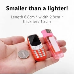 Mini Mobile Phone BM10 Dual SIM Bluetooth Voice Changer Low Radiation Sound Recording Compact Gift