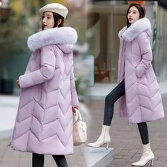 Puffer Coat purple