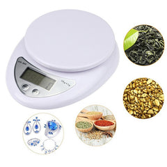Digital Kitchen Scale 5kg Portable LED Display Food Weight Balance Electronic Measuring Tool