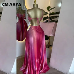 Backless Cutout Maxi Dress rose red
