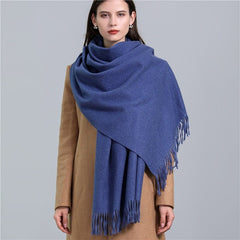 Oversized Boho Scarf Women Wrap Shawl Tassel Winter Warm Casual Elegant Fashion Accessory