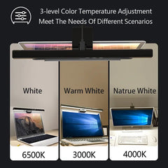 Monitor Screen Lamp LED 50cm USB Powered Eye-Care Dimming Reading Desk Bar Hanging Light PC Computer