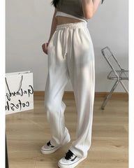 Sweatpants Women Straight Wide Leg High Waist Casual Sport Mopping Loose Comfortable Fashion Pants