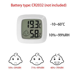 Mini LCD Digital Indoor Temperature & Humidity Thermostat Meter Gauge Hygrometer