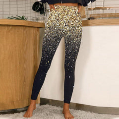 High Waist Floral Print Leggings Women Skinny Stretchy Pencil Sports Casual Fashion Pants