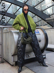 Oversized Bomber Jacket Women Solid Chic 15 Colors Casual Contemporary Outerwear Fashion Coat