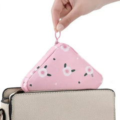 Tampon Storage Bag Portable Waterproof Organizer Pouch Cartoon Pattern Sanitary Pad Napkin Bag