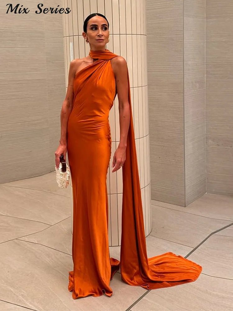 Maxi dress Orange