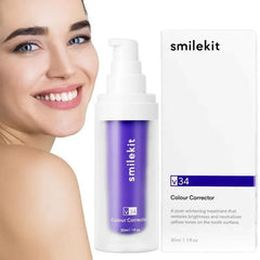 Whitening Toothpaste Purple 30ml Stain Removal Yellowing Reduction Fresh Breath Teeth Gum Care