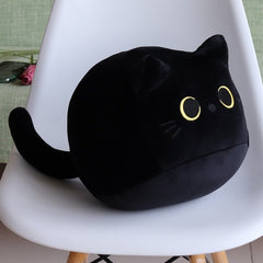 Cat Plush Pillow Kids Black 8cm Cute Stuffed Animal Toy Soft Quality Gift Holiday