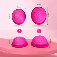 Reusable Menstrual Cups-Soft Menstrual Disc Extra-Thin Flexible Medical-Grade Silicone