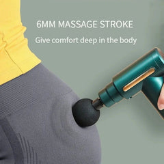 Massage Gun Electric Professional Vibration Muscle Relaxation Deep Tissue Neck Body Massager Tool