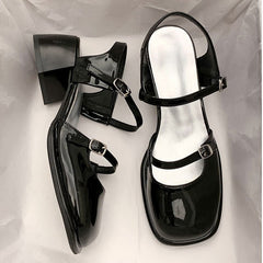 Round Toe Buckle Strap Sandals Women Non-Slip Casual Comfortable Summer Fashion Shoes