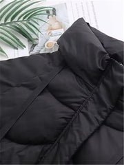 Puffer Jacket Women Plus Size Hooded Long Thick Cotton Warm 5XL Winter Coat Outerwear Casual