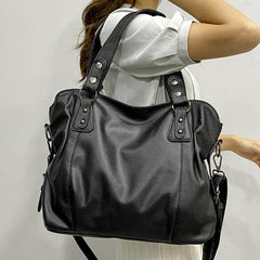 Hobo Shoulder Bag Women Large Capacity Soft Faux Leather Tote Casual Everyday Handbag Purse