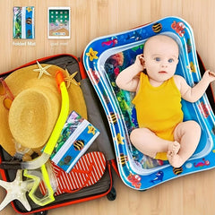 Inflatable Play Mat Baby Tummy Time Water Fillable Premium Sensory Toy Infants Toddlers