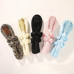 Heatless Hair Curler Silk Ribbon Rod Headband No Heat Rollers Overnight Sleeping Soft Lazy Styling Tool