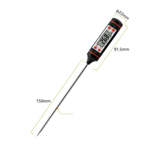 Digital Food Thermometer Instant Read Wireless Electronic Probe Meat BBQ Grill Cooking Tool
