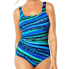 Plus Size One Piece Swimsuit Women Push Up Bathing Suit Beach Vacation Summer Swimwear