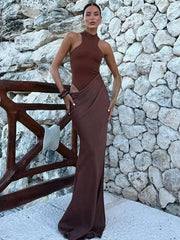 Evening Gown khaki