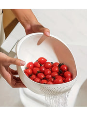 Rice Drainage Basket Rice Filter Fruit and Vegetable Small Drainage Sieve Kitchen Tools Multi-Purpose