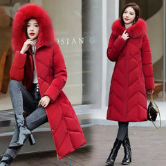 Puffer Coat red