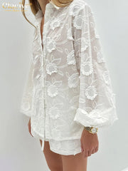 Blouse and Shorts Set