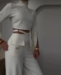 Pant sets for women white