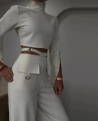 Pant sets for women white
