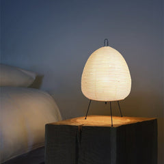 Japanese Rice Paper LED Table Lamp Living Room Bedroom Bedside Minimalist Home Decor Gift