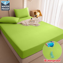 Waterproof Mattress Protector Fitted Anti-Slip Adjustable Bed Cover Home Bedroom Accessory