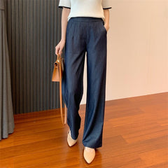 Wide Leg Jeans Women Vintage Casual Slim Fit Baggy Versatile Long Denim Fashion Trousers