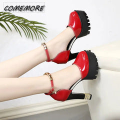 Women's Platform High Heels red