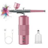 Professional Nail Art Painting USB Compressor, Disinfectant Fogger Machine, Sanitizer Sprayer. Electrostatic ULV Atomizer & Cordless Handheld Nano Steam Gun