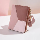 Women's PU Leather Wallet Women's Purse Card Holder Foldable Portable Lady Coin Purses
